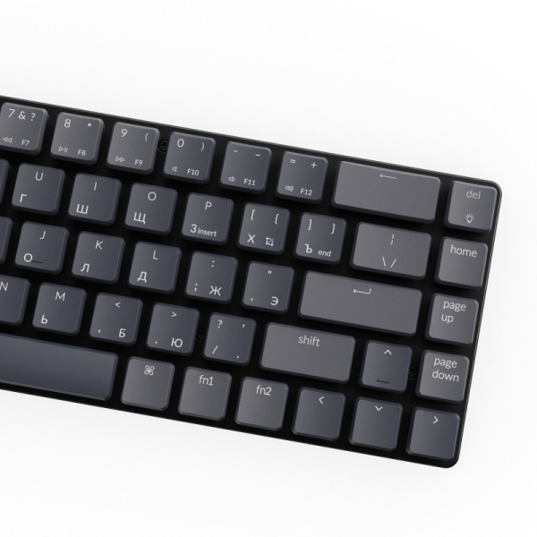 Купить Беспроводная механическая ультратонкая клавиатура Keychron K7, 68 клавиши, RGB подсветка, Brown Switch